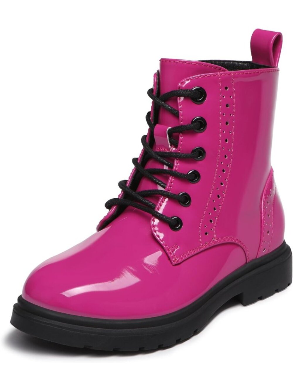 Unisex Kids Combat Boots with Zipper | Lace-Up, Slip-Resistant, Stylish